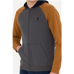 Erkek Antrasit Örme Hırka