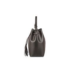 Bolso saco de piel Jila Negro