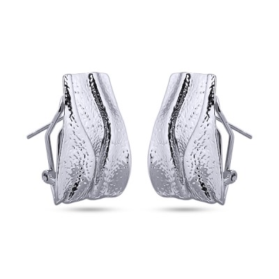 Серьги (покрытие родий)