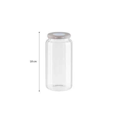 Voyana Optikli Borosilikat Cam Kavanoz - 960 ml