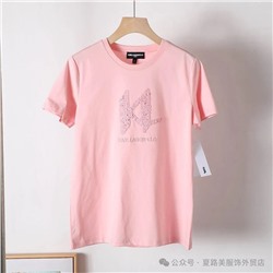 Женская футболка Kar*l Lagerfel*d с очень эффектным декором в виде пайеток  Материал : хлопок, полиэстер