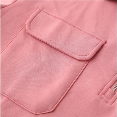 Женская свободная кофта с длинным рукавом и воротником-стойкой