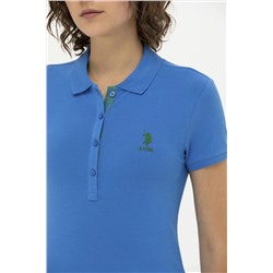 Kadın Saks Basic Tişört