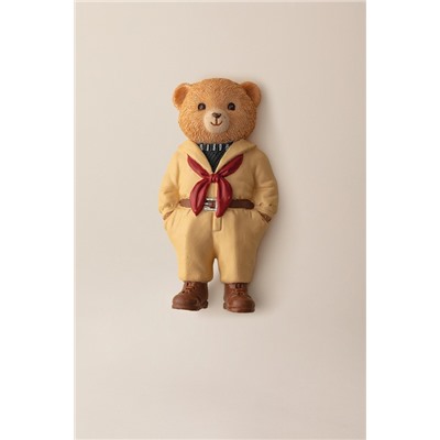 Cookie Bear Magnet - Krem- 4x8 cm