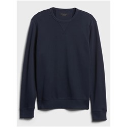Organic French Terry Crew-Neck Sweatshirt