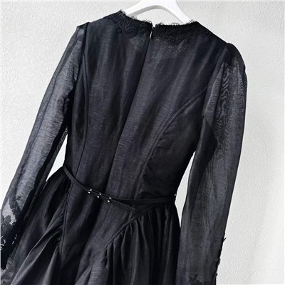 Короткое платье с ажуром   ZIMMERMAN*N