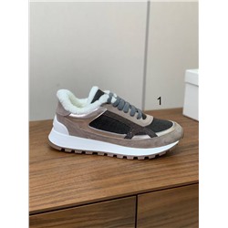 Теплые женские кроссовки  БРУНЕЛЛО КУЧИНЕЛЛ*И