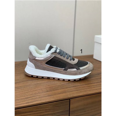 Теплые женские кроссовки  БРУНЕЛЛО КУЧИНЕЛЛ*И