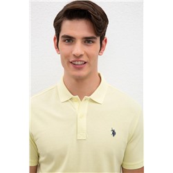 Erkek Su Yeşili Basic Polo Yaka Tişört