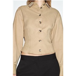 CAMISA ENTALLADA TACTO SUAVE