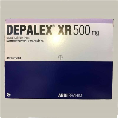 DEPALEX XR 500 mg uzun etkili 30 film tablet (аналог Депакин)