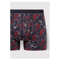 Mavi Kaplan Baskılı Lacivert Boxer 091121-24413