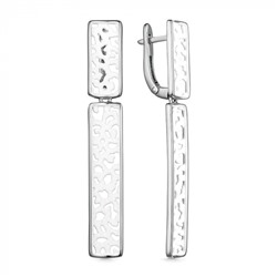 Серьги серебро 52971SW