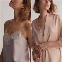 Ночная кружевная сорочка и халат ОЙШ*О