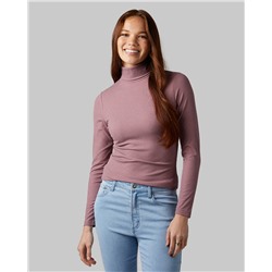 WOMEN'S SOFT RIB TURTLENECK