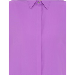 Lila Comfort Fit Uzun Kollu Gömlek