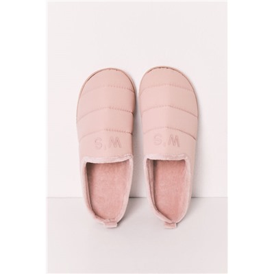 Zapatillas casa acolchadas rosa