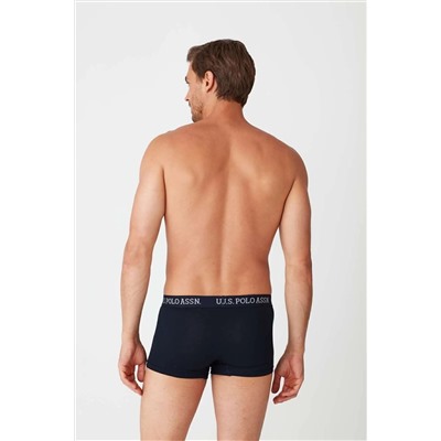 U.S. Polo Assn. Erkek Lacivert - Lacivert Baskılı 2 Li Boxer 82006