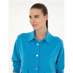 Mavi Comfort Fit Örme Hırka