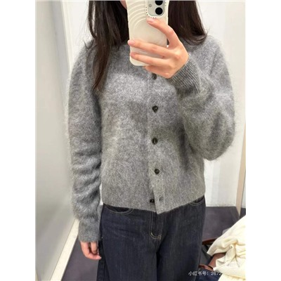 Женский мягкий кардиган из смесовой шерсти КО*С