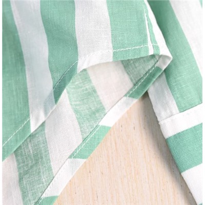 Женская рубашка в широкую полоску из хлопка РАЛЬ*Ф Л