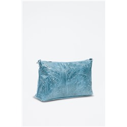 Bandolera de piel Martia Turquesa