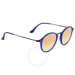 RAY BAN Round Copper Gradient Flash Sunglasses