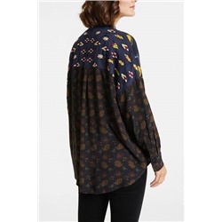 Camisa oversize estampada