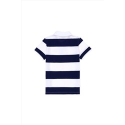 Erkek Çocuk Lacivert Polo Yaka Tişört