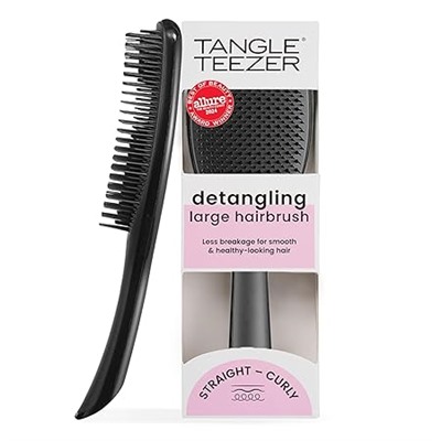 Tangle Teezer Ultimate Detangler Hairbrush for Wet & Dry Hair, Eliminates Knots & Reduces Breakage for Long, Thick, & Curly Hair Types, Large, Pink & Purple