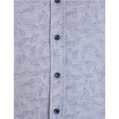 Lacivert Slim Fit Uzun Kollu Gömlek