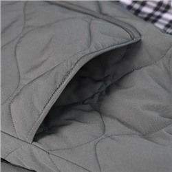 Тонкая стеганая куртка с ромбовидным узором АЙСИК*Л