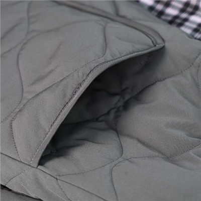 Тонкая стеганая куртка с ромбовидным узором АЙСИК*Л