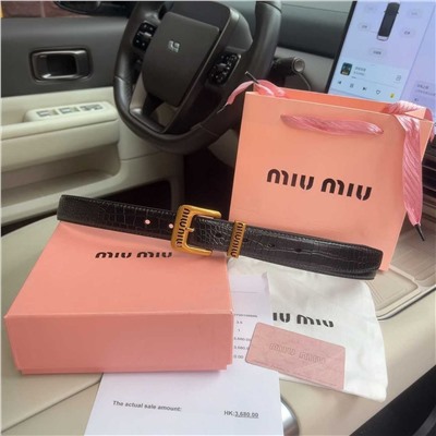 Ремень из натуральной кожи МИУ МИ*У