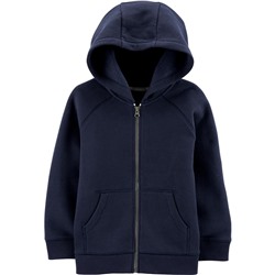 Zip-Up Fleece-Lined Hoodie