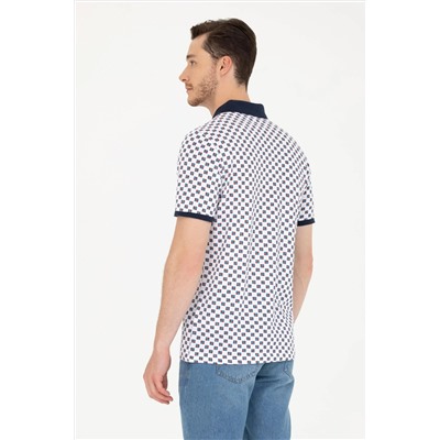 Erkek Beyaz Polo Yaka Tişört