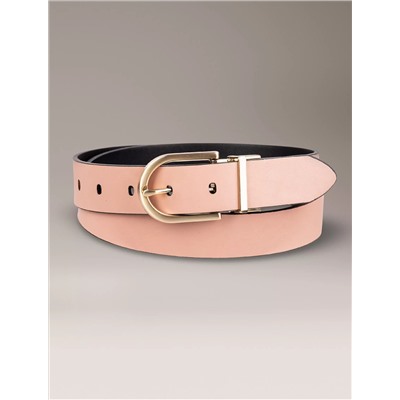 Reversible Round Buckle Belt