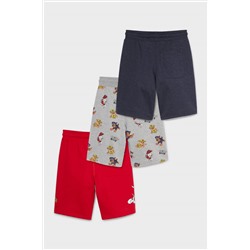Multipack 3er - Paw Patrol - Sweatshorts