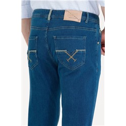 Erkek Lacivert Jean Pantolon