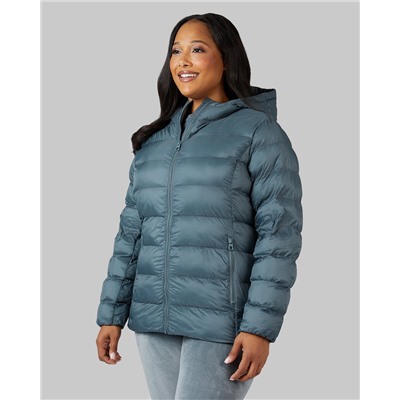 WOMEN'S LIGHTWEIGHT PACKABLE HOODED JACKET