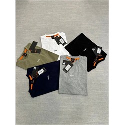 Базовая футболка с небольшим вышитым логотипом  (5 цветов ) ХУГ*О