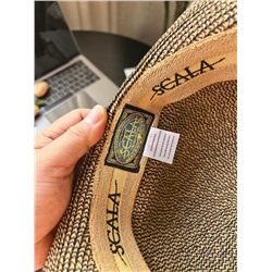 Соломенная шляпа с бантом 🖤 Scal*a  Экспорт