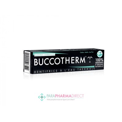 Buccotherm Dentifrice Blancheur au Charbon 75ml