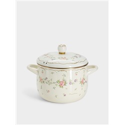 Кастрюля, 3,8 л, 20 см, эмалированная, Воспоминание