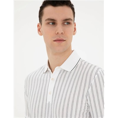 Beyaz Slim Fit Tişört