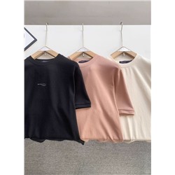 Мужская хлопковая футболка с интересной фактурой