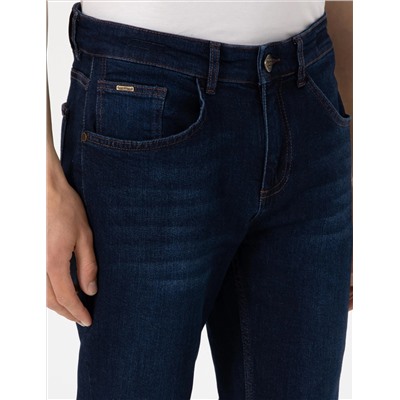 Koyu Lacivert Slim Fit Jean Pantolon