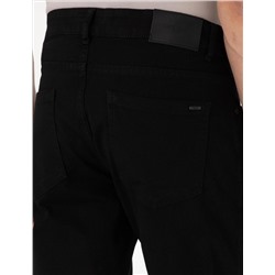 Siyah Straight Fit Jean Pantolon