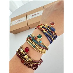 Многослойный браслет ручной работы   Lapi*s bracele*t