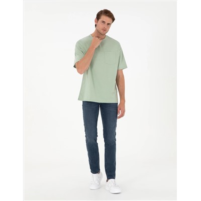 Yeşil Comfort Fit Tişört